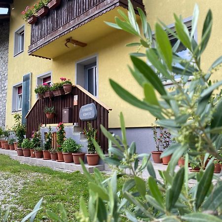 Trnovo Ob Soci Kuhala Apartment Кобарид Екстериор снимка